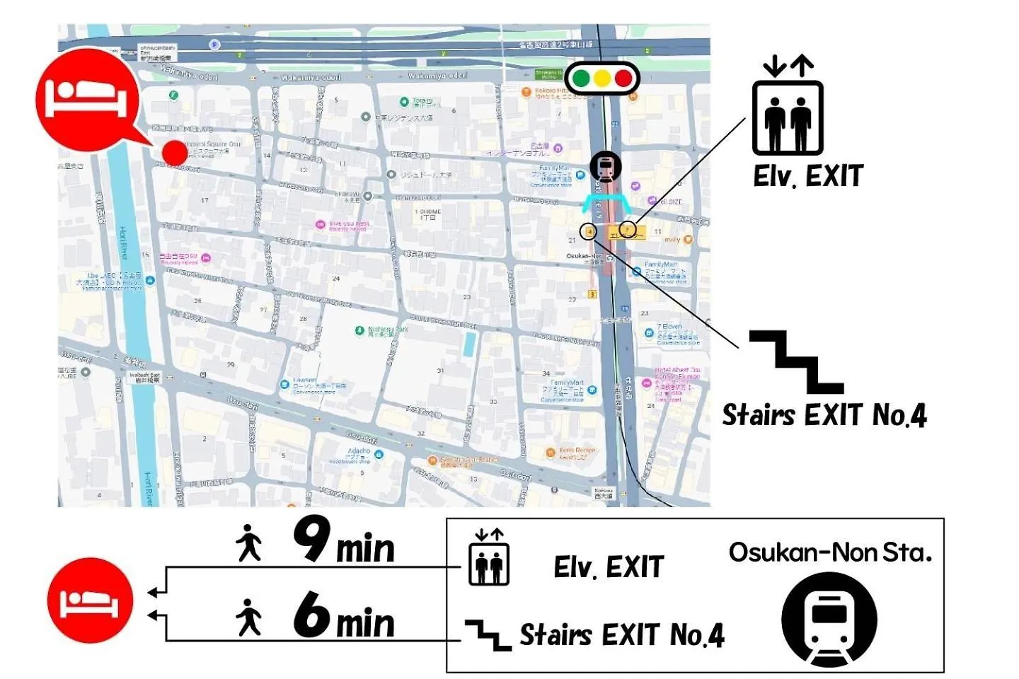 Lägenhet Komorebi Square Osu - Vacation Stay 18586 Nagoya Japan
